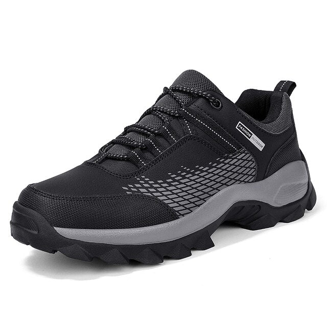Levoire | Chaussures De Randonnée Luxueuses Pour Hommes Noir Gris