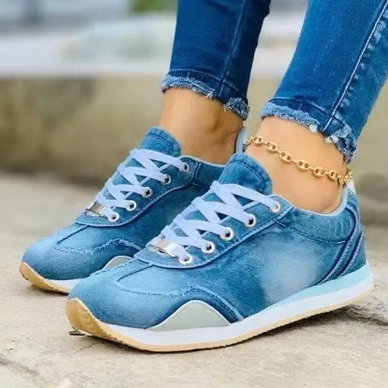 Levoire | Chaussures En Denim Pour Femmes Bleu clair