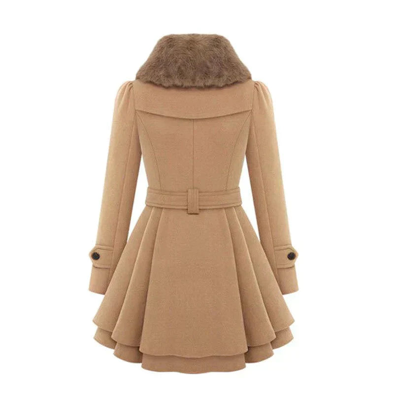 Levoire | Manteau plus long en cuir végétalien