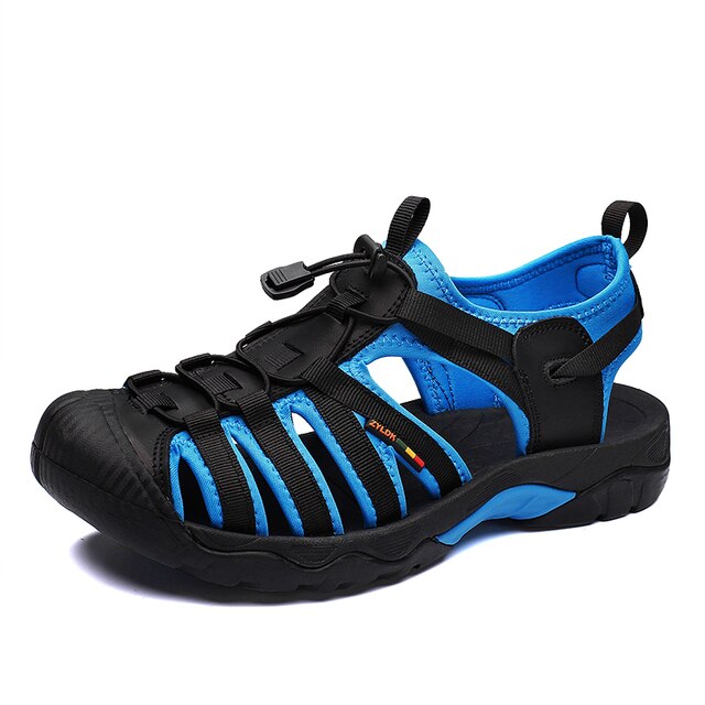 Levoire | Sandales De Randonnée Confortables Pour Hommes Noir Bleu