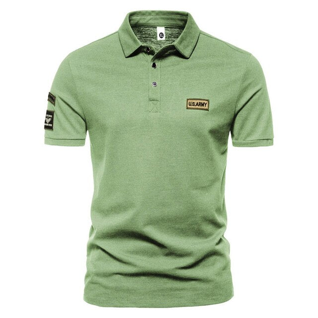 Levoire | Us Armée Poloshirt Pour Hommes Vert armée
