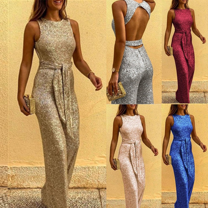 Levoire | Combinaison Jumpsuit Festif Glitzer Femme Jumpsuit