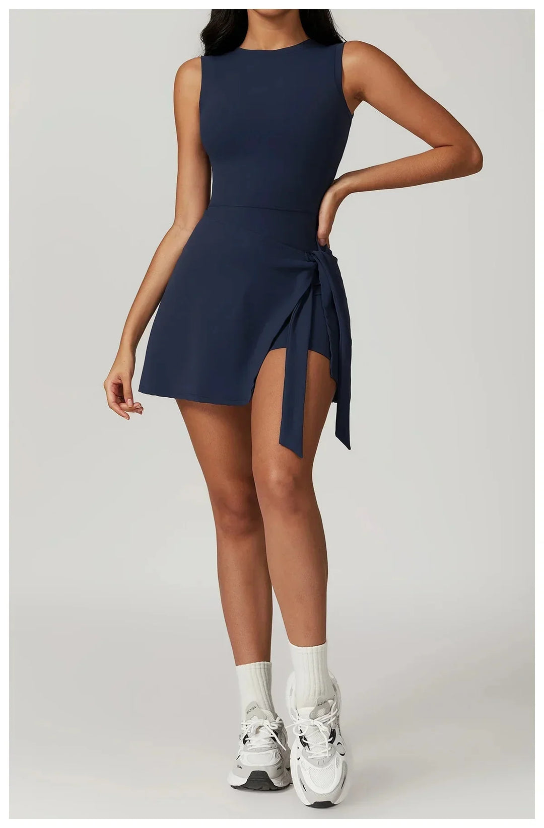 Levoire | Robe Mini Sport Chic avec Short Intégré Sininen