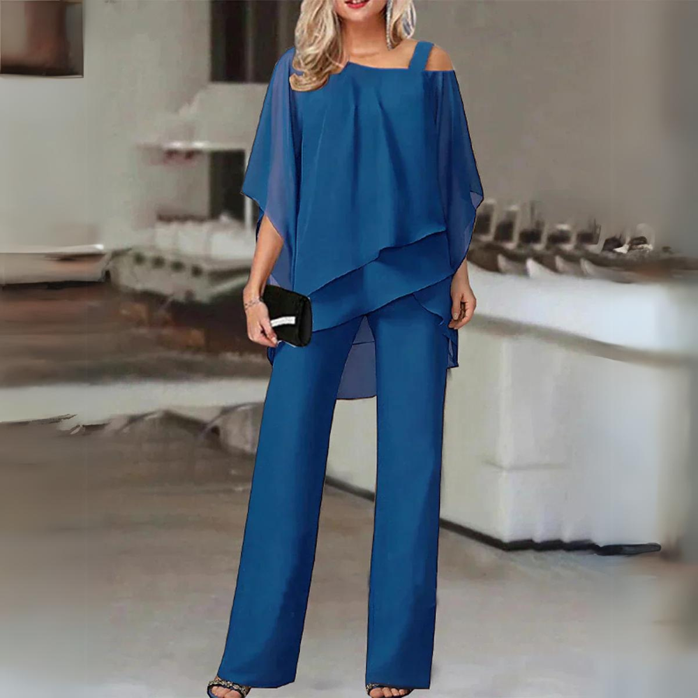 Levoire | Ensemble 2 Pièces Élégant Pour Femmes Bleu clair