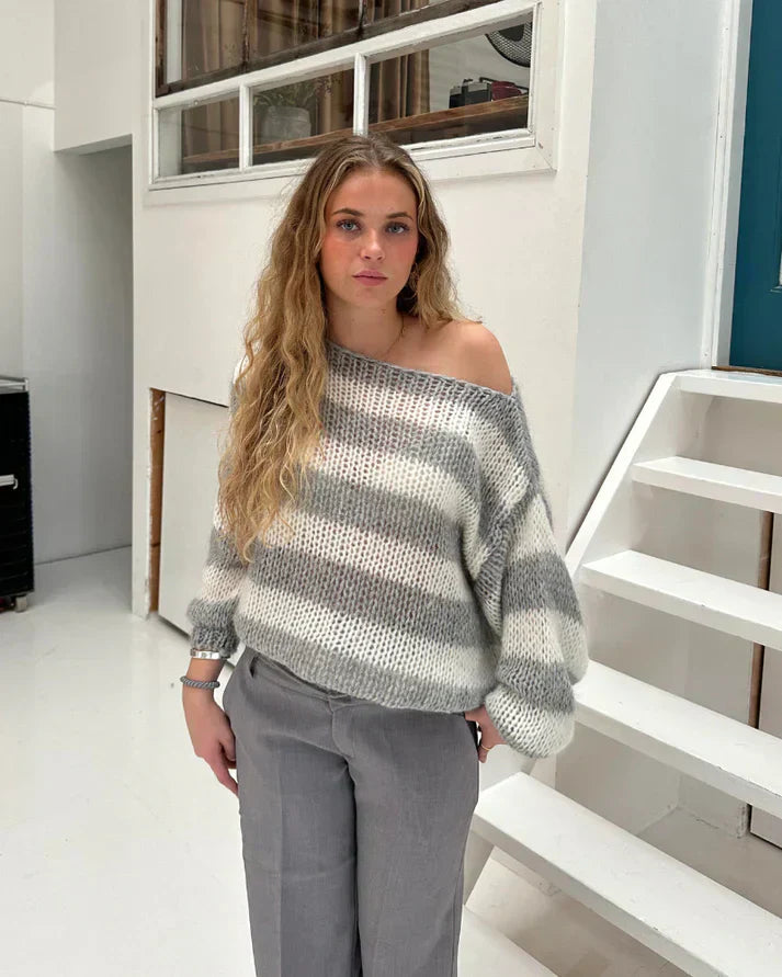 Levoire | Pull de printemps rayé pour élégance moderne