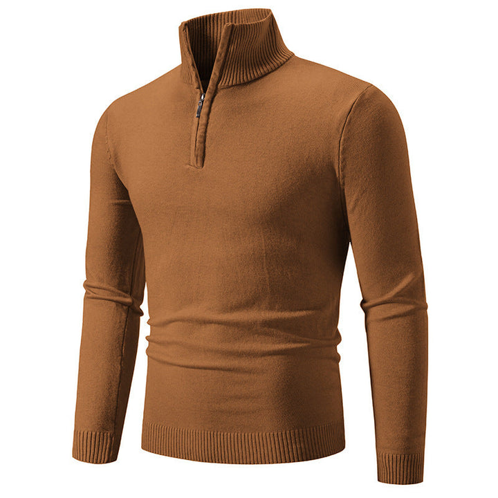 Levoire | Pull Avec Fermeture Éclair Brune