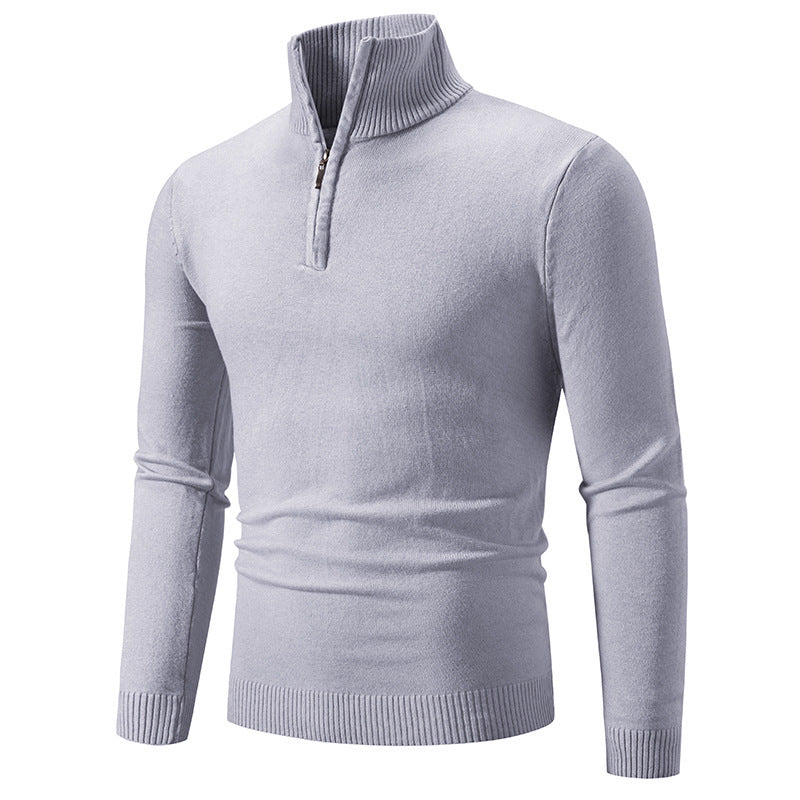 Levoire | Pull Avec Fermeture Éclair Grau
