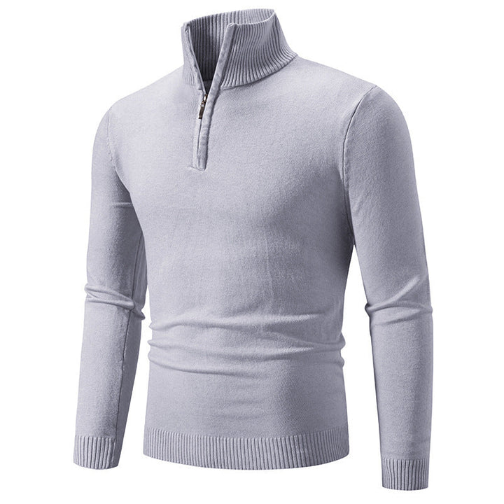 Levoire | Pull Avec Fermeture Éclair Grau