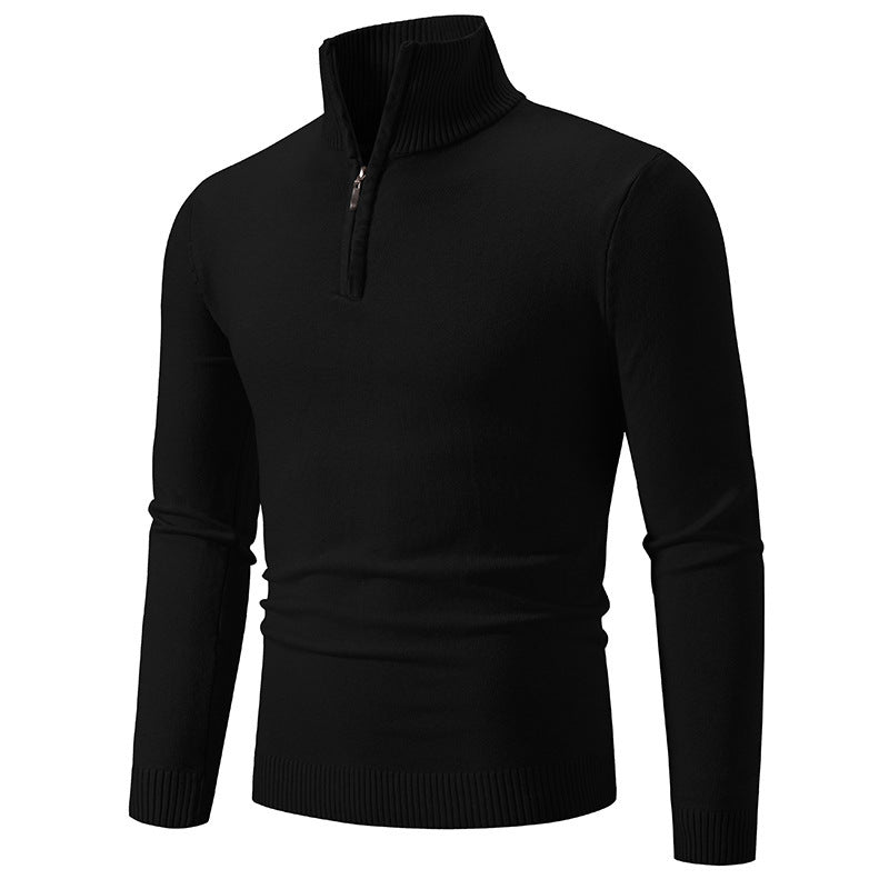 Levoire | Pull-Over À Zip Noir