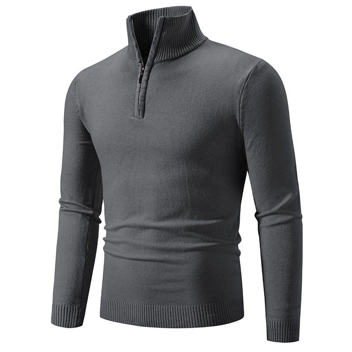 Levoire | Pull-Over Avec Fermeture Éclair Gris Foncé