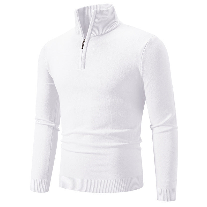 Levoire | Pull-Over À Zip Blanc