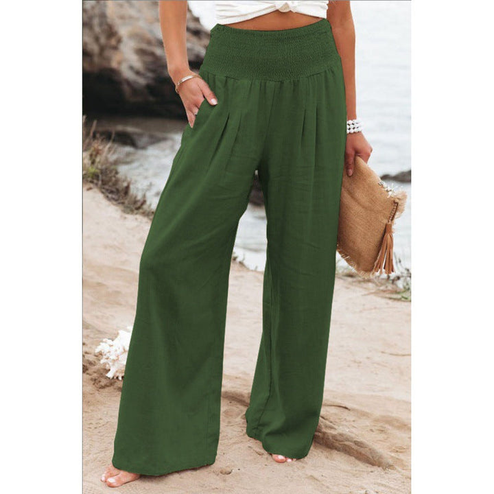 Levoire | Pantalon Large Décontracté Pour Femmes Vert
