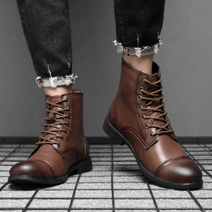 Levoire | Bottes En Cuir Semelle Durable