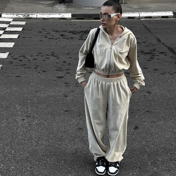 Levoire | Confortable Sweat à Capuche Ensemble Pantalon Ajusté