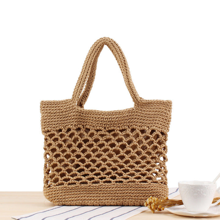 Levoire | Sac En Paille Uni Marron