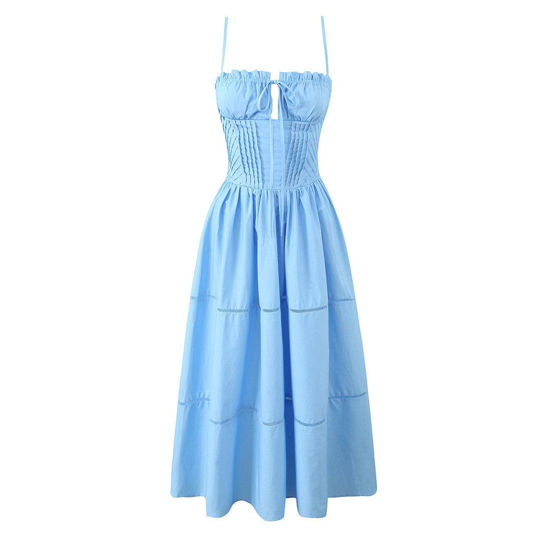 Levoire | Robe longue à taille cintrée avec liens
