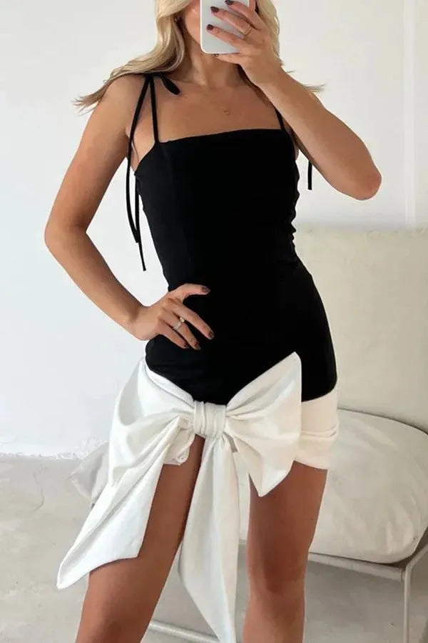 Levoire | Robe à nœuds pour femmes Blanc