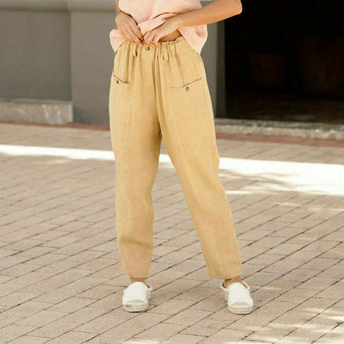 Levoire | Pantalons D'Été Légers Pour Femmes Avec Taille Élastique