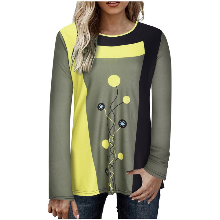 Levoire | Mode à imprimé élégant T-shirt à manches longues A2