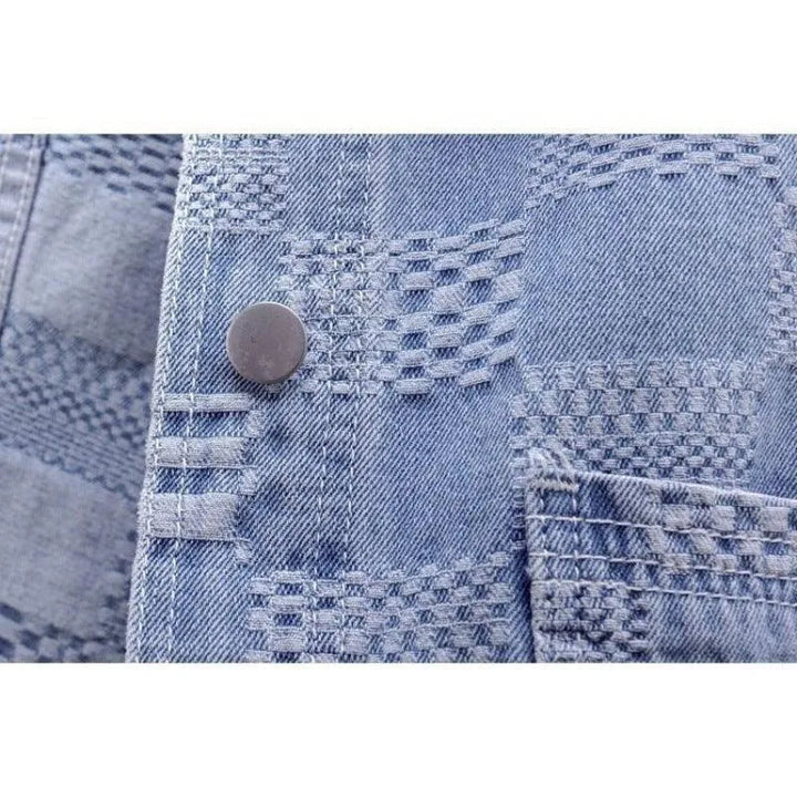 Levoire | Veste en denim courte avec un manteau de marin