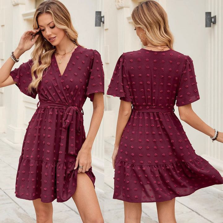Levoire | Chemise froncée à manches Pom Pom Robes