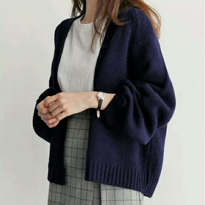 Cardigan femme à manches larges et coupe ouverte Levoire