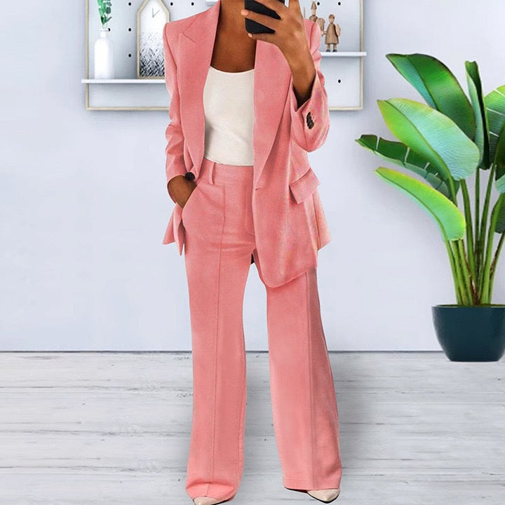 Avriane | Élégant Ensemble Sauvage Blazer et Jupe
