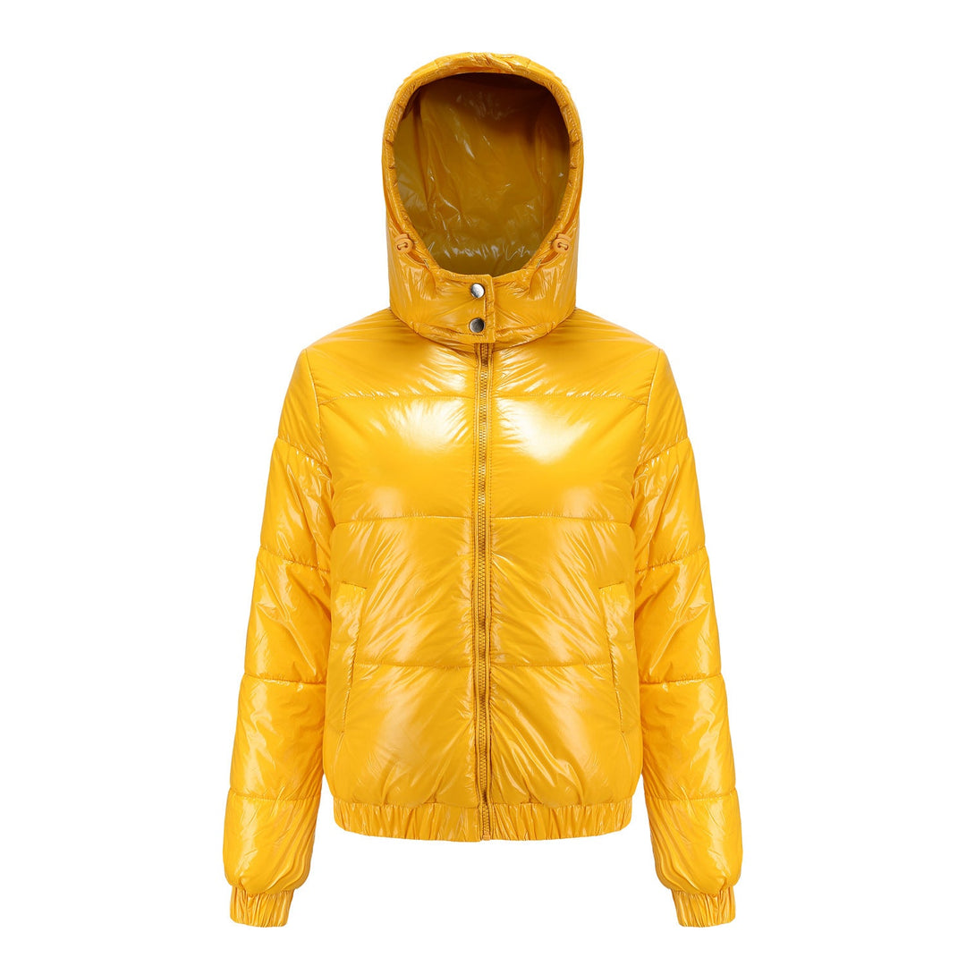 Dames Duvet brillant avec capuche amovible Avriane