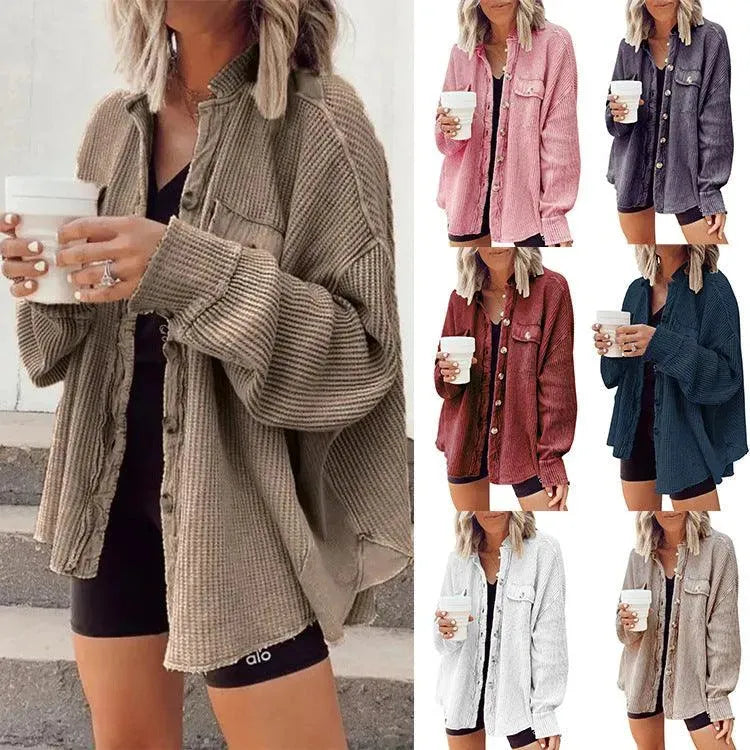Levoire | Veste en shirt irrégulière pour femmes