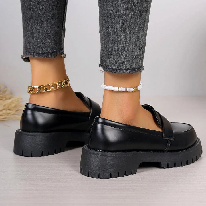 Levoire | Bottes noires en daim avec plateforme