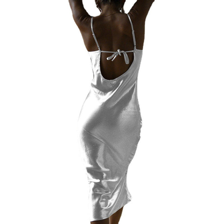 Levoire | Élégant Sexy Sans Bretelles Simple Long Robe