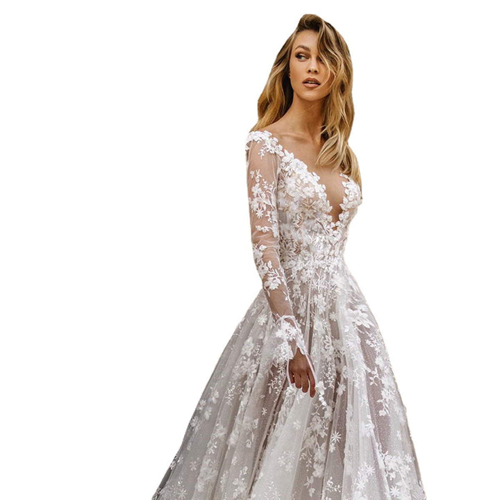 Levoire | Robe de soirée élégante à manches longues