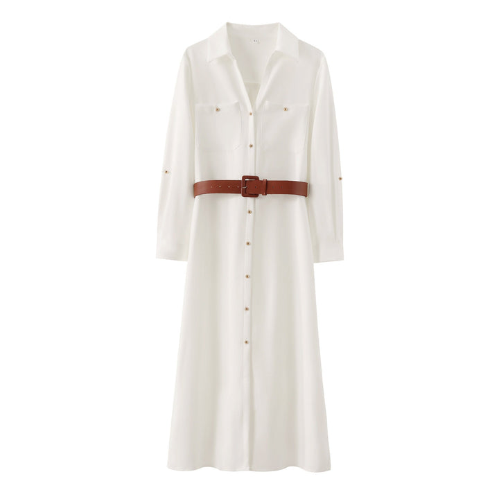Levoire | Design de robe d'été élégante avec ceinture Couleur