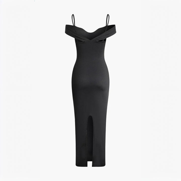 Robe maxi à découpes pour femmes avec détails aux épaules Levoire