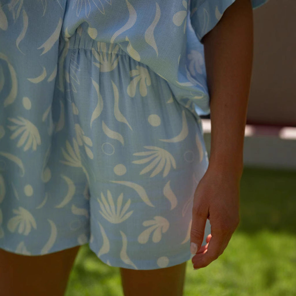 Tenue estivale décontractée pour femmes avec motif floral et coupe ample Levoire
