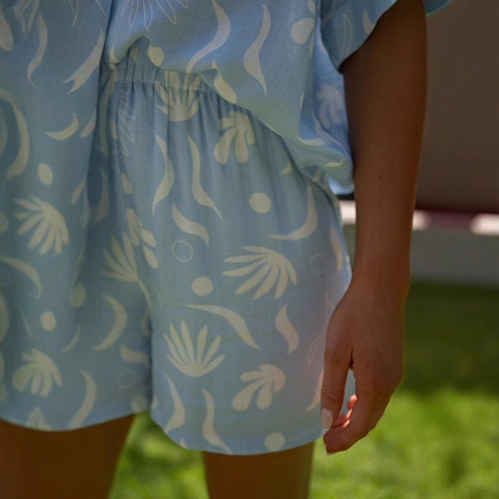 Tenue estivale décontractée pour femmes avec motif floral et coupe ample Levoire