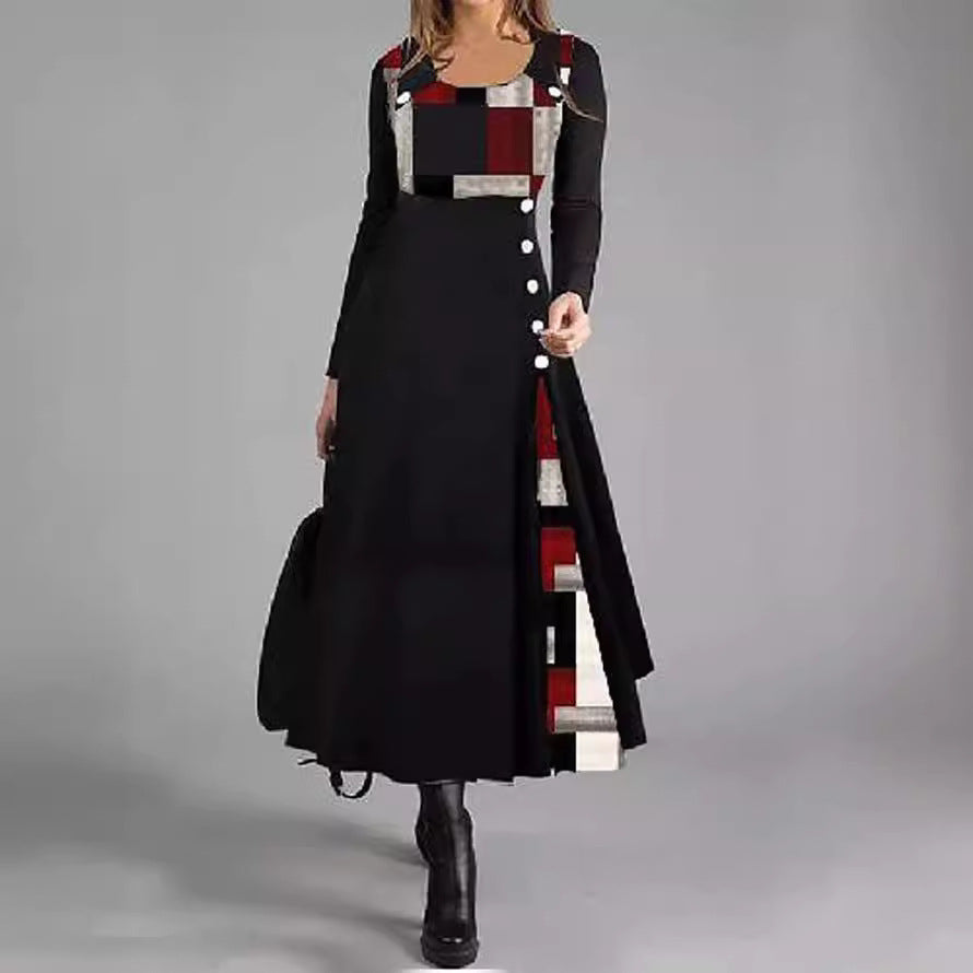 Levoire | Tendance, meilleur vendeur, robe à manches longues avec élément de couleur