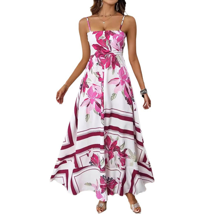 Robe maxi femme avec motif graphique Levoire