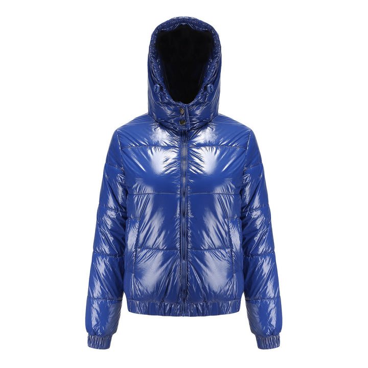 Dames Duvet brillant avec capuche amovible Avriane