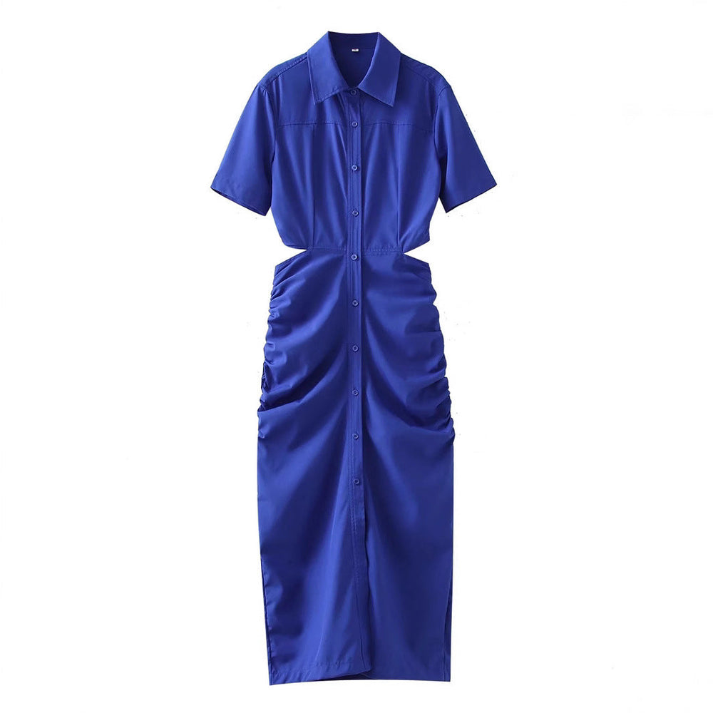 Levoire | Robe d'été décontractée à manches courtes ouvertes