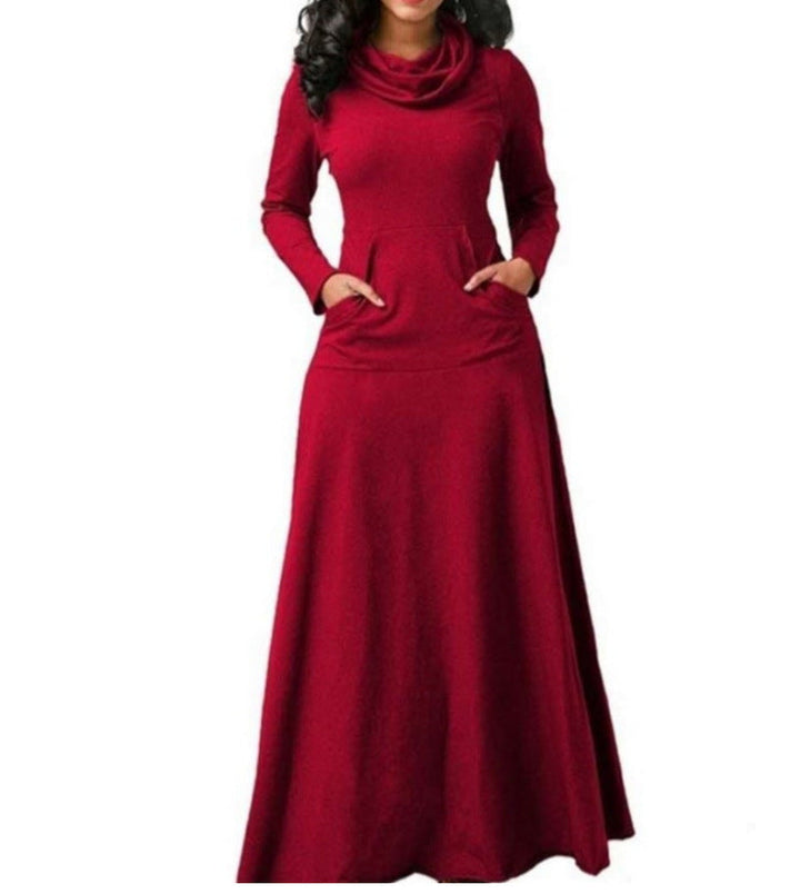 Levoire | Robe de soirée longue transparente à emmanchures ouvertes Rouge vin