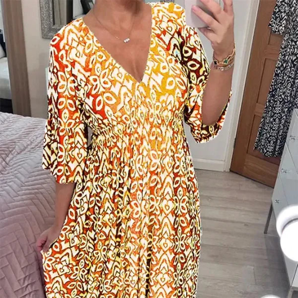 Levoire | Robe Dt Pleine De Charme Et Libre Comme Le Vent Jaune