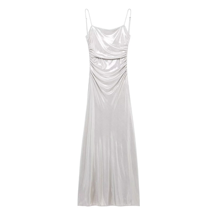 Levoire | Belle Robe Maxi Sans Bretelles Pour le Printemps Blanc