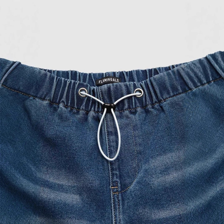 Jeans larges confortables pour femmes au style urbain décontracté Levoire
