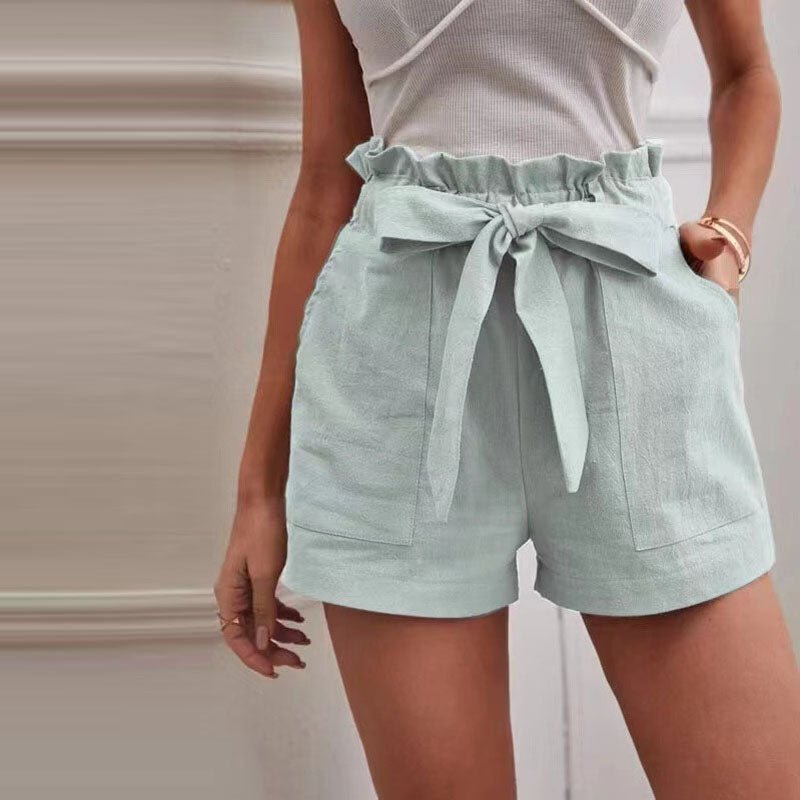 Levoire | Shorts Casual Confortables Vert Clair