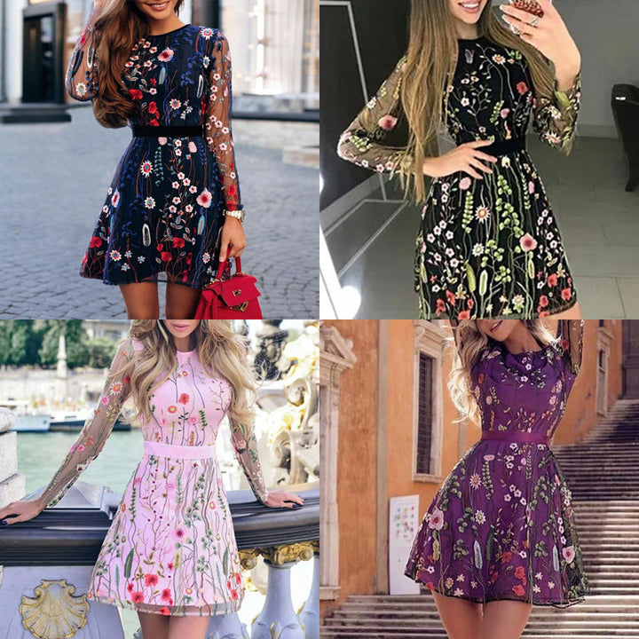 Levoire | Chic Bohémien Robe Fleurie pour Femmes