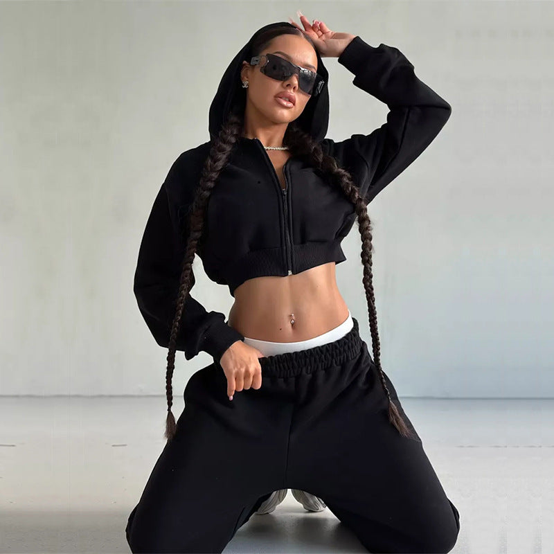 Levoire | Pantalons courts taille haute de sport à manches ouvertes