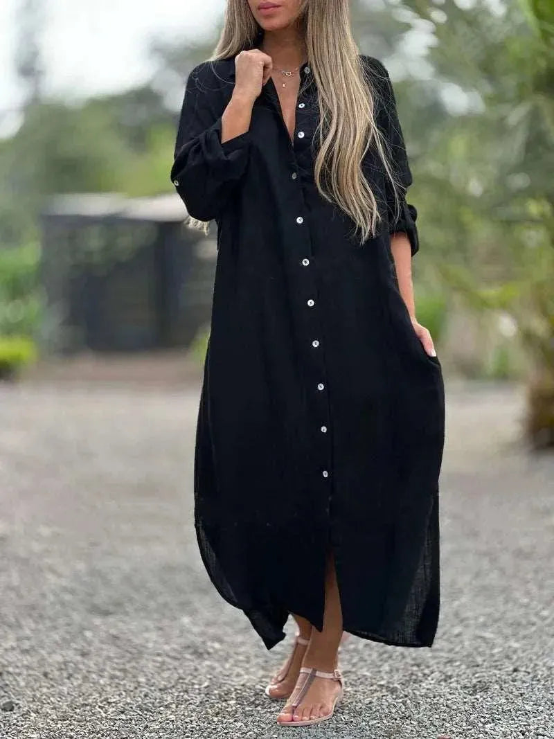 Levoire | Pull de détente pour femmes avec des manches longues Noir