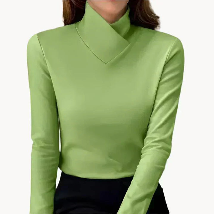 Levoire | Haut en tricot à col Vert