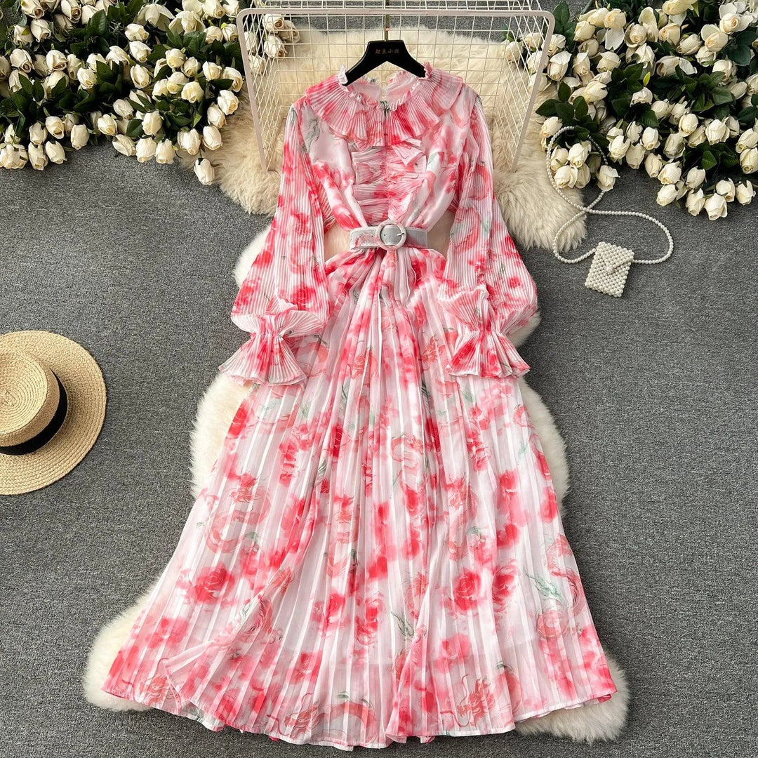 Levoire | Jupe en chiffon plissée Rosa Taille libre